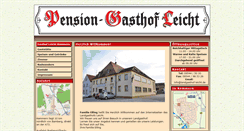 Desktop Screenshot of landgasthof-leicht.de
