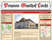 Tablet Screenshot of landgasthof-leicht.de